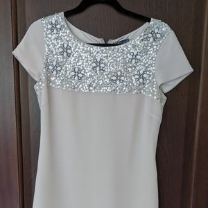 Lipsy London Dress (Beige/Pink - Size6)